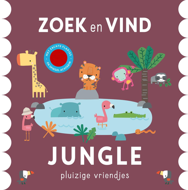 Rebo Publishers - Zoek en Vind - Jungle Pluizige Vriendjes