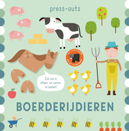 Boerderijdieren: Met vier dieren om uit te drukken