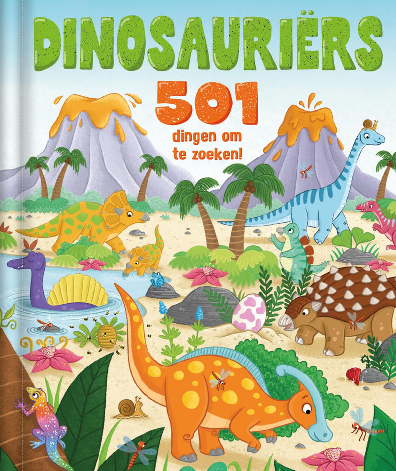 Rebo Publishers - Dinosauriers - 501 Dingen Zoeken!