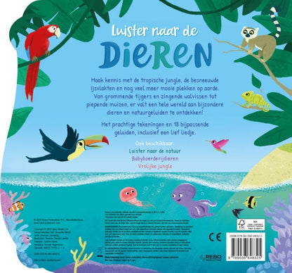 Rebo Publishers - Luister naar de dieren - 18 Geluiden