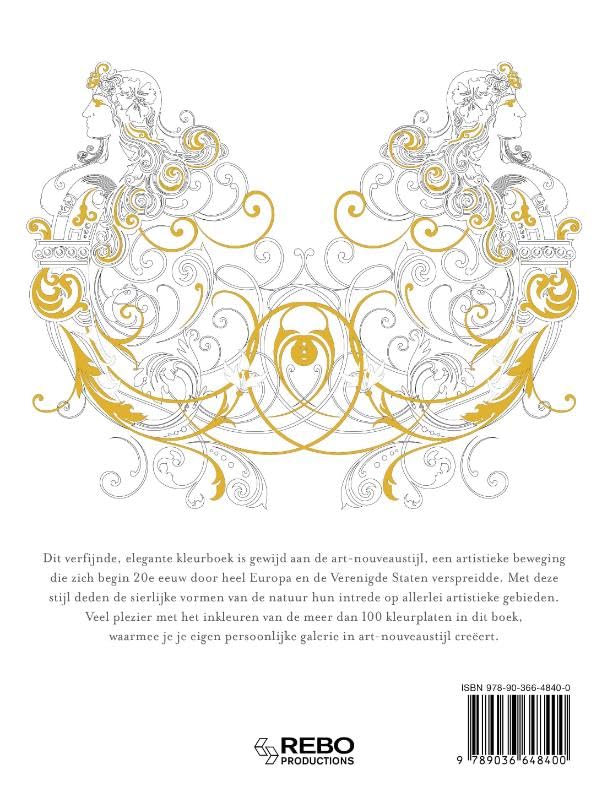 Rebo Publishers - Art Nouveau - Kleurboek