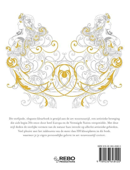 Rebo Publishers - Art Nouveau - Kleurboek