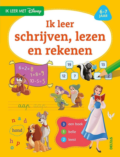 Disney Ik leer met - Ik leer schrijven, lezen en rekenen (6-7 j.