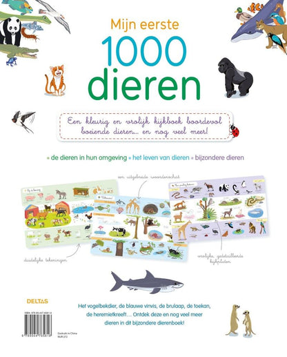 Deltas - Mijn eerste 1000 dieren Kijkboek