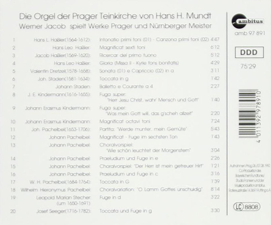 Orgelmusik Teinkirche Prag