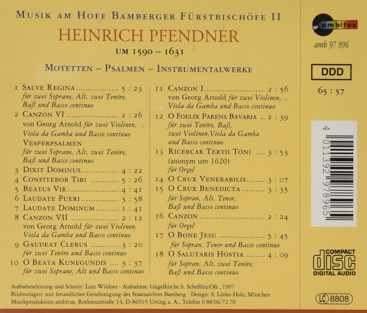 Pfendner Motetten