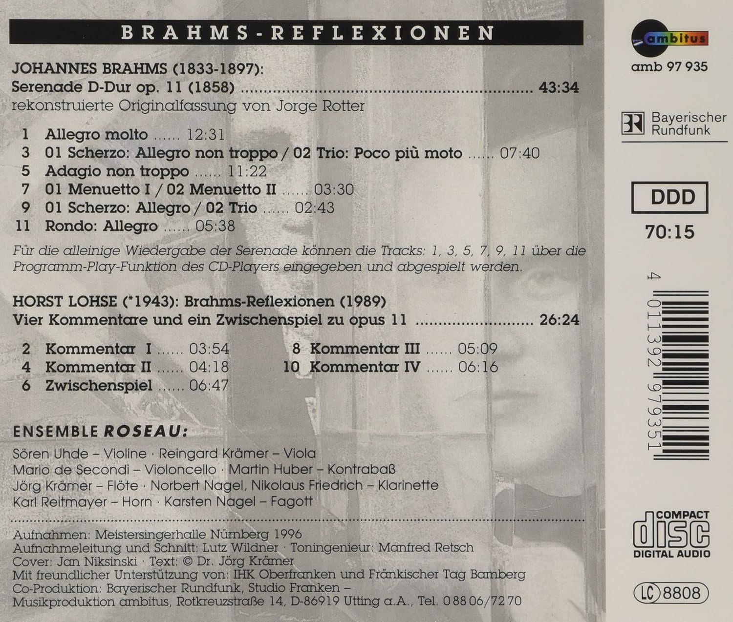 Brahms-Reflexionen