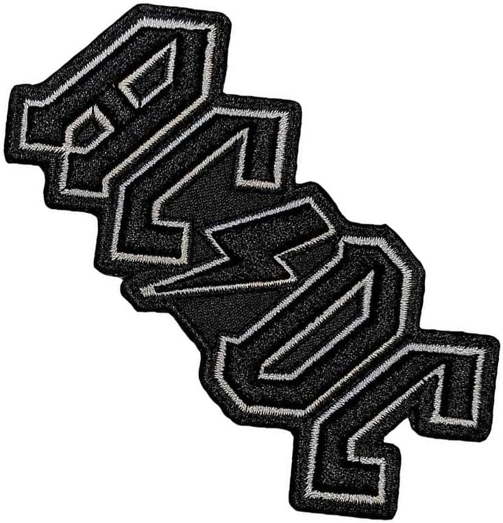 AC/DC Woven Logo Iron On Patch