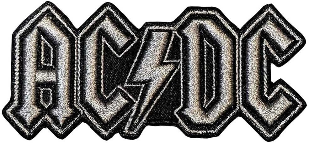 AC/DC Woven Logo Iron On Patch