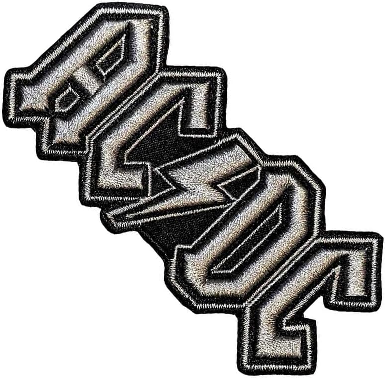 AC/DC Woven Logo Iron On Patch