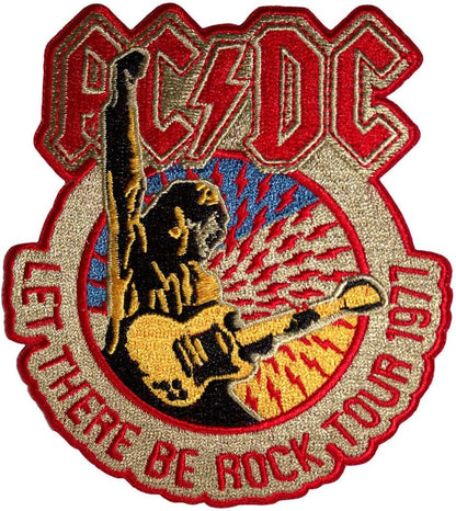 AC/DC Let There Be Rock Tour 1977 Woven Patch One Size