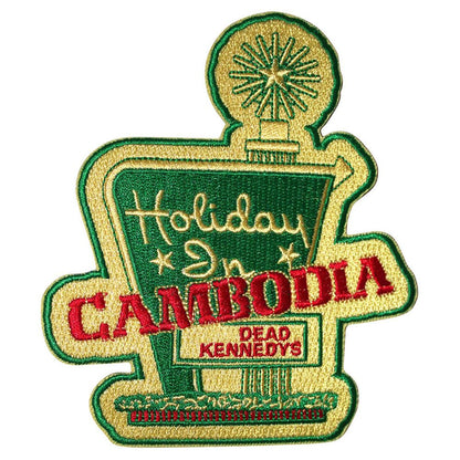 Dead Kennedys Holiday in Cambodia Woven Patch One Size