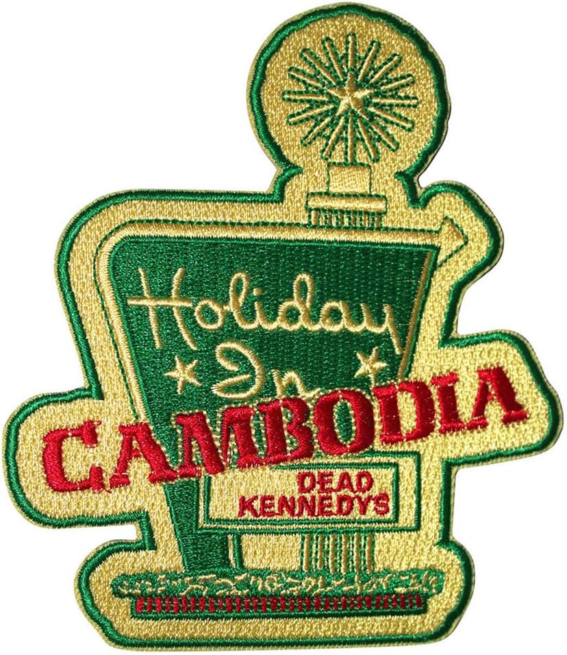 Dead Kennedys Holiday in Cambodia Woven Patch One Size