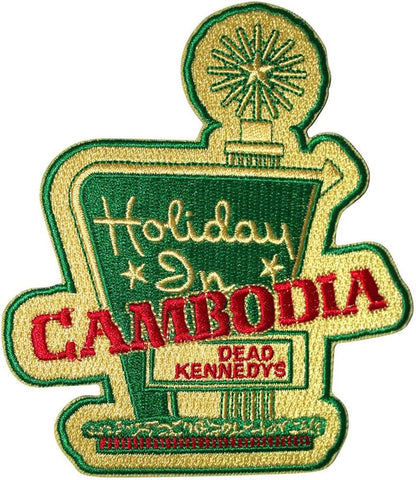 Dead Kennedys Holiday in Cambodia Woven Patch One Size