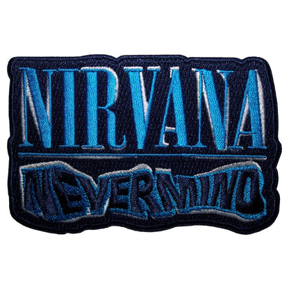 Nirvana Nevermind Wavy Cut Out Woven Patch One Size