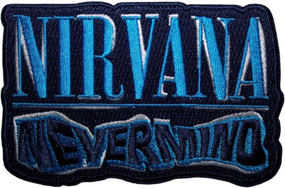Nirvana Nevermind Wavy Cut Out Woven Patch One Size