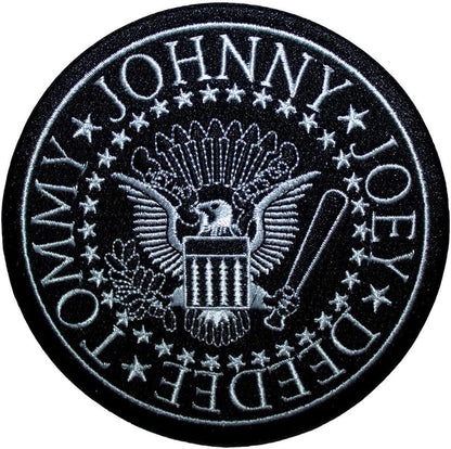 Ramones Presidential Seal Black Woven Patch One Size