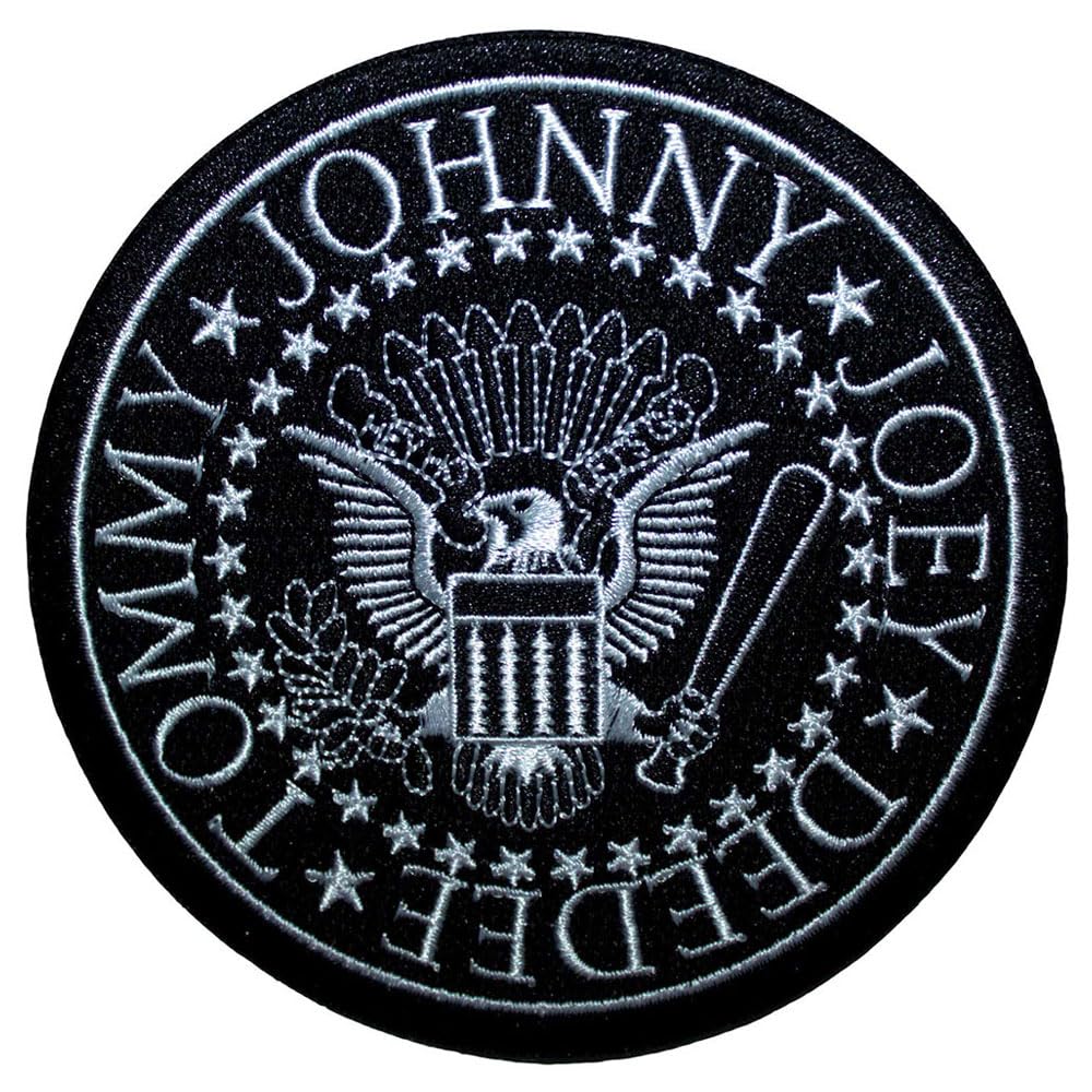 Ramones Presidential Seal Black Woven Patch One Size