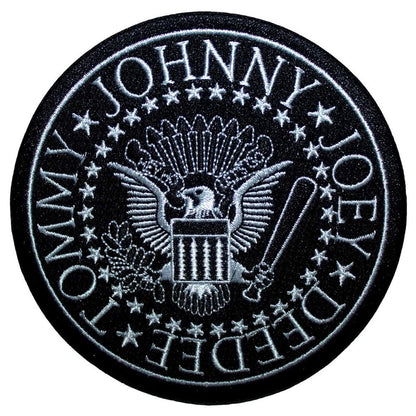 Ramones Presidential Seal Black Woven Patch One Size