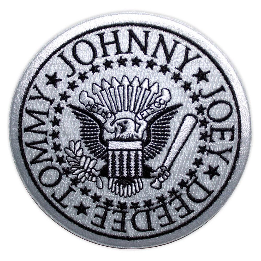 Ramones Presidential Seal White Woven Patch One Size
