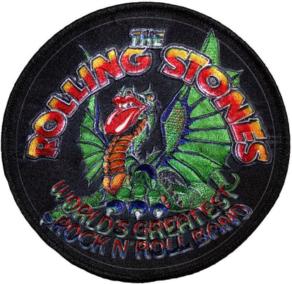 The Rolling Stones Dragon Circle Woven Patch One Size