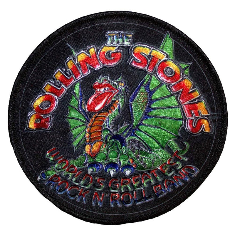 The Rolling Stones Dragon Circle Woven Patch One Size