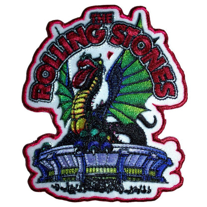 The Rolling Stones Dragon Cut Out Woven Patch One Size