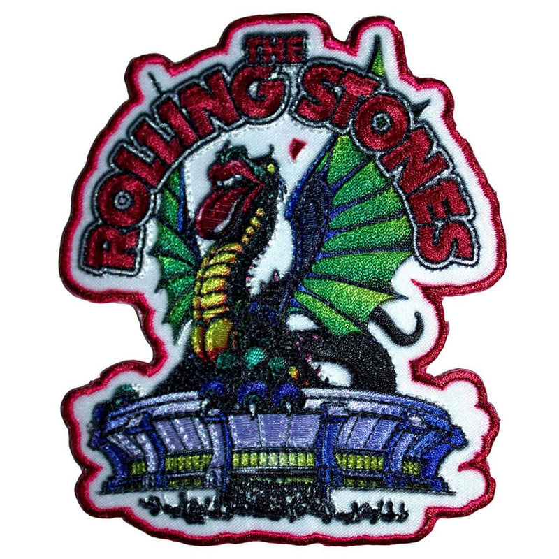The Rolling Stones Dragon Cut Out Woven Patch One Size