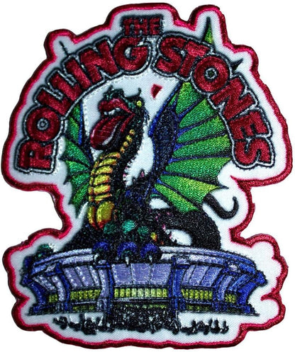 The Rolling Stones Dragon Cut Out Woven Patch One Size