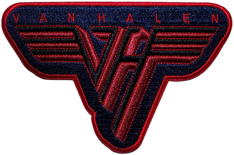 Van Halen Classic Logo Bordered Woven Patch One Size