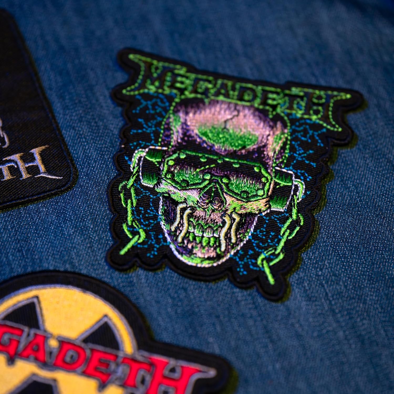 Grupo Erik Set of 3 Patches Megadeth | Iron On Patches, Sew On Patches, Applique Patches for Clothing, Embroidery Patches for Backpacks | Gifts Under 15 Pounds