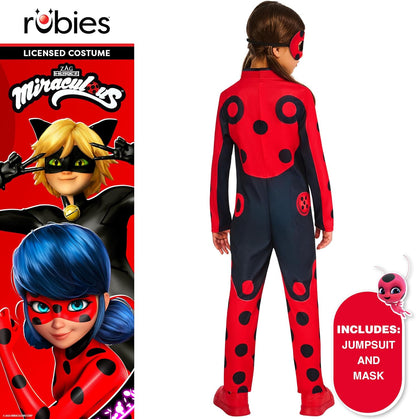 Rubies Official Zag America Miraculous Ladybug Child Costume, Kids Fancy Dress
