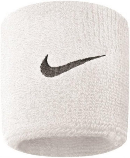 Nike Unisex-Youth Swoosh Gelenkband, Black/White, One Size (2er Pack
