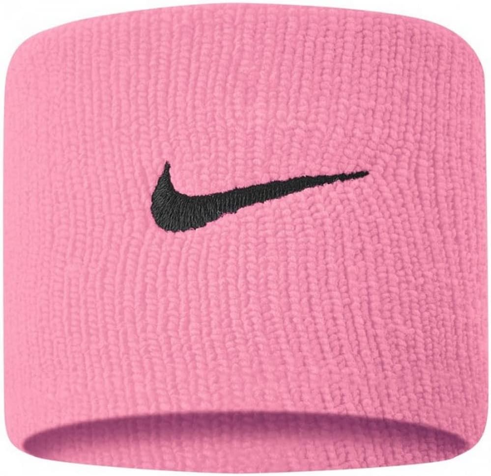 Nike Unisex-Youth Swoosh Gelenkband, Black/White, One Size (2er Pack