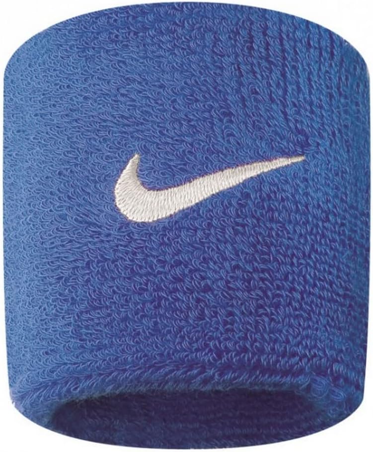 Nike Unisex-Youth Swoosh Gelenkband, Black/White, One Size (2er Pack