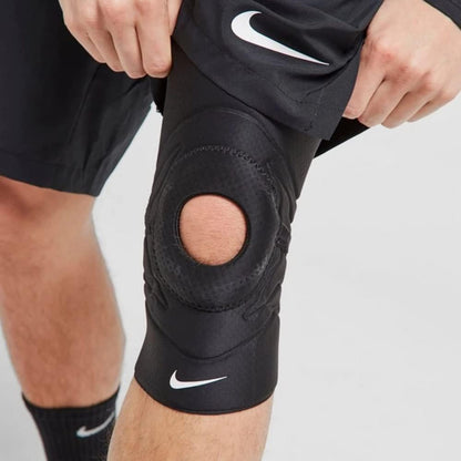 Nike Pro Open Patella Knee Sleeve 3.0 (Black/White, Small)