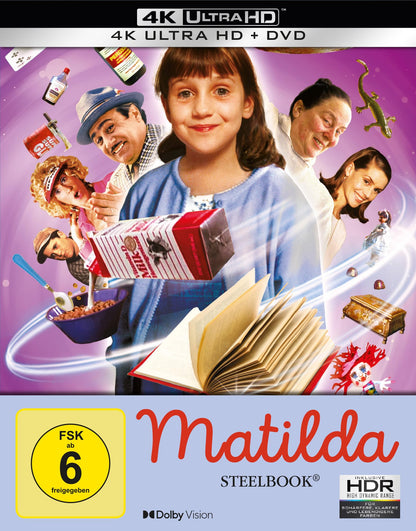 Matilda (Limitiertes Steelbook, 4K-UHD+DVD)