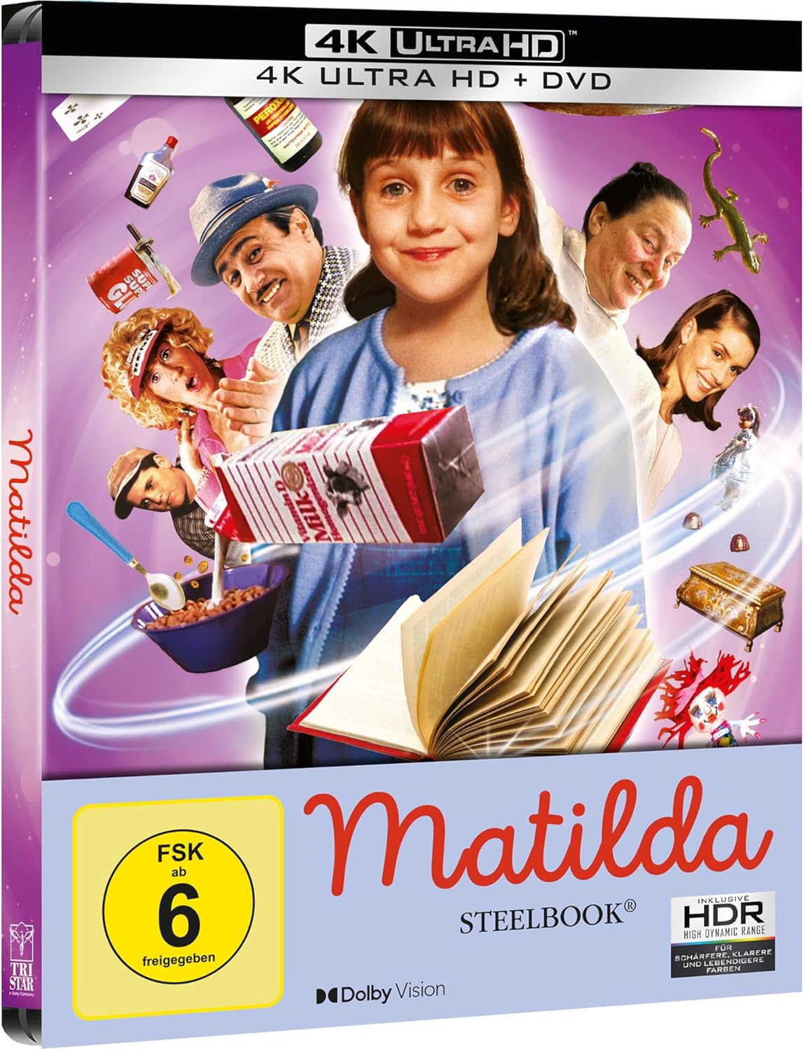 Matilda (Limitiertes Steelbook, 4K-UHD+DVD)