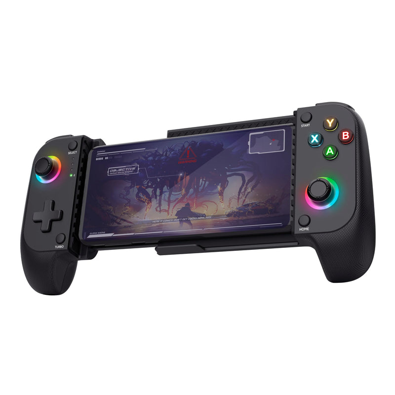 Trust GXT 735 Mylox Bluetooth Mobile Gaming Controller for Iphone/Android / PS5 / Xbox, 12h Playtime, Dual Feedback Vibration, RGB Lighting, Handheld Phone Controller Wireless Gamepad