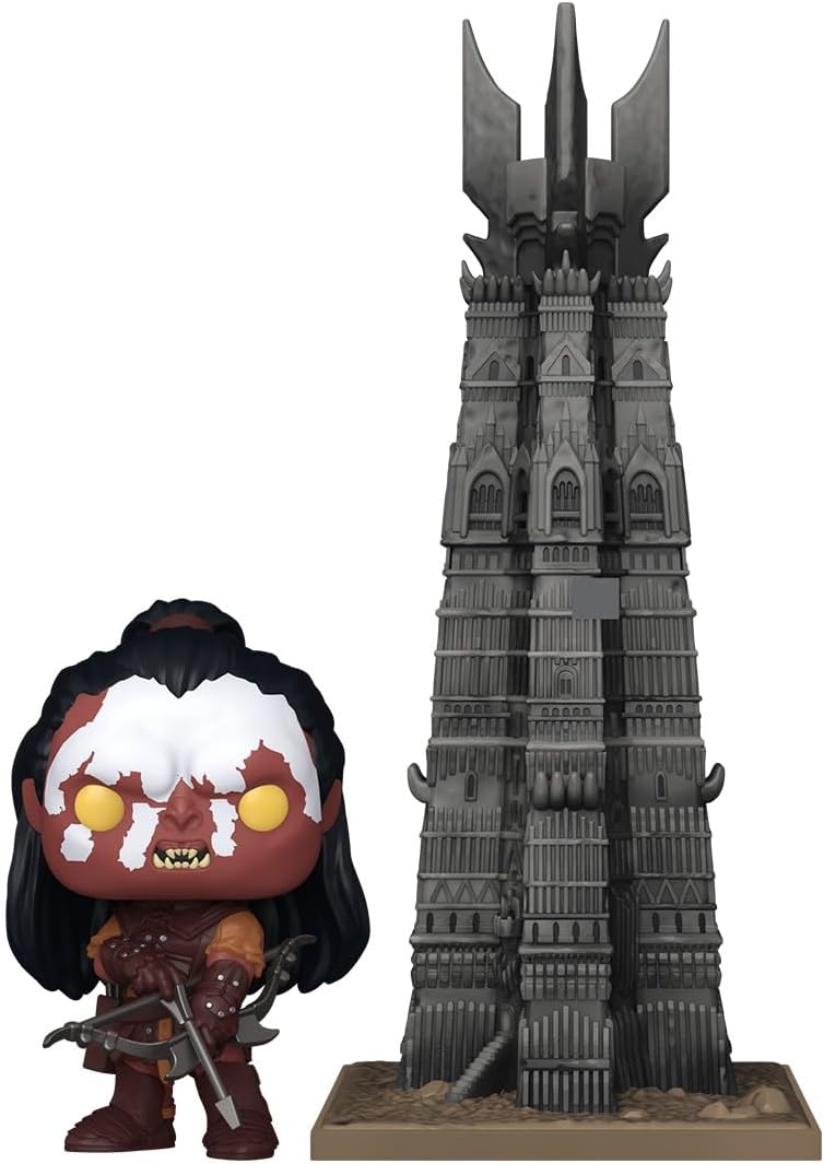 Funko Pop! Town: Lord of The Rings S9 – Lurtz with Tower - el Señor de los Anillos - Figura de Vinilo Coleccionable - Idea de Regalo - Mercancia Oficial - Juguetes para Niños y Adultos - Movies Fans