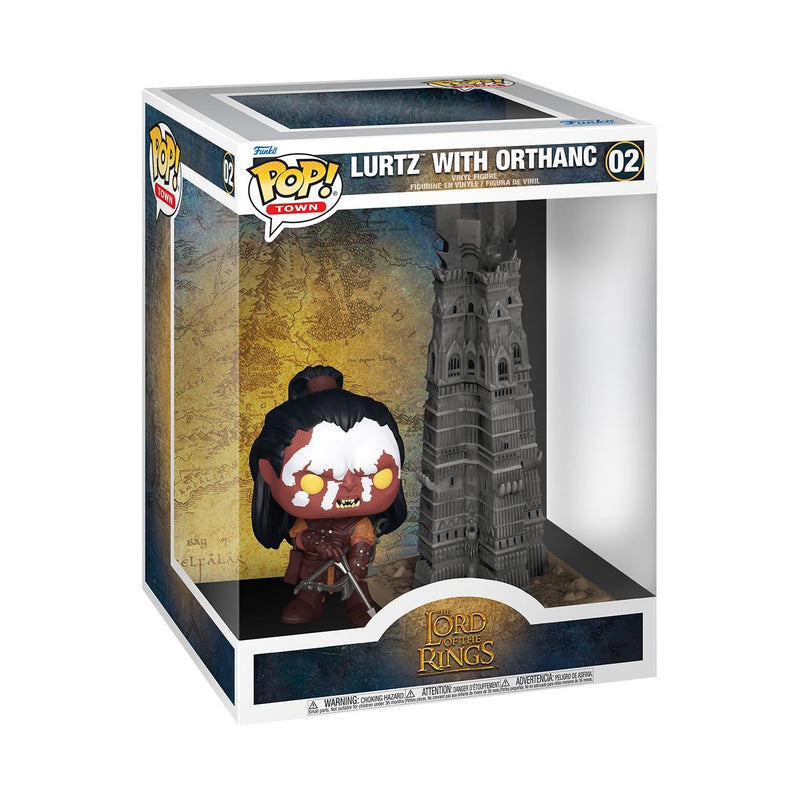 Funko Pop! Town: Lord of The Rings S9 – Lurtz with Tower - el Señor de los Anillos - Figura de Vinilo Coleccionable - Idea de Regalo - Mercancia Oficial - Juguetes para Niños y Adultos - Movies Fans