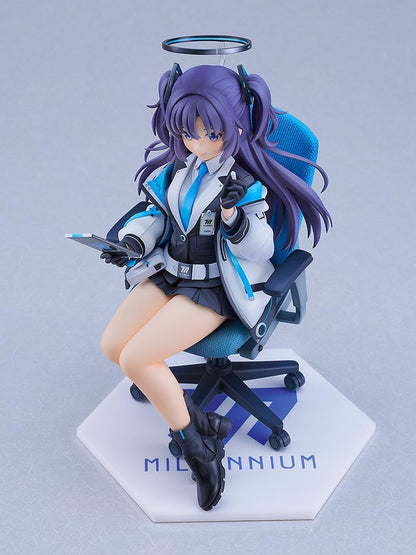 Good Smile Company Yuuka Accounting Daily Life 1/7 Scale Figure, Blue, Plastic, Pre-painted Complete