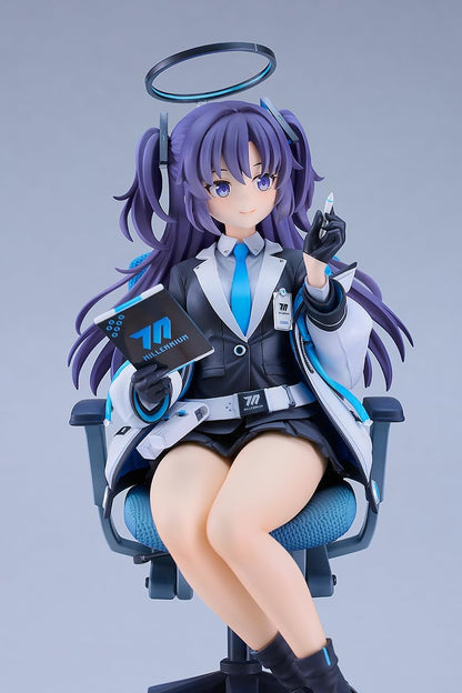 Good Smile Company Yuuka Accounting Daily Life 1/7 Scale Figure, Blue, Plastic, Pre-painted Complete
