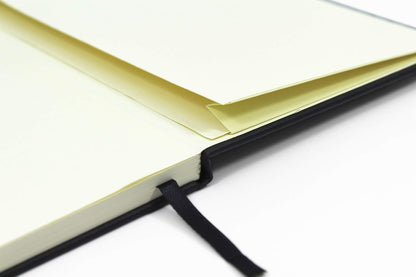 Silvine A6 Executive Soft Feel Notebook Black. 160 Pages (80 Sheets) Ruled 7mm Feint. Ref 196BK