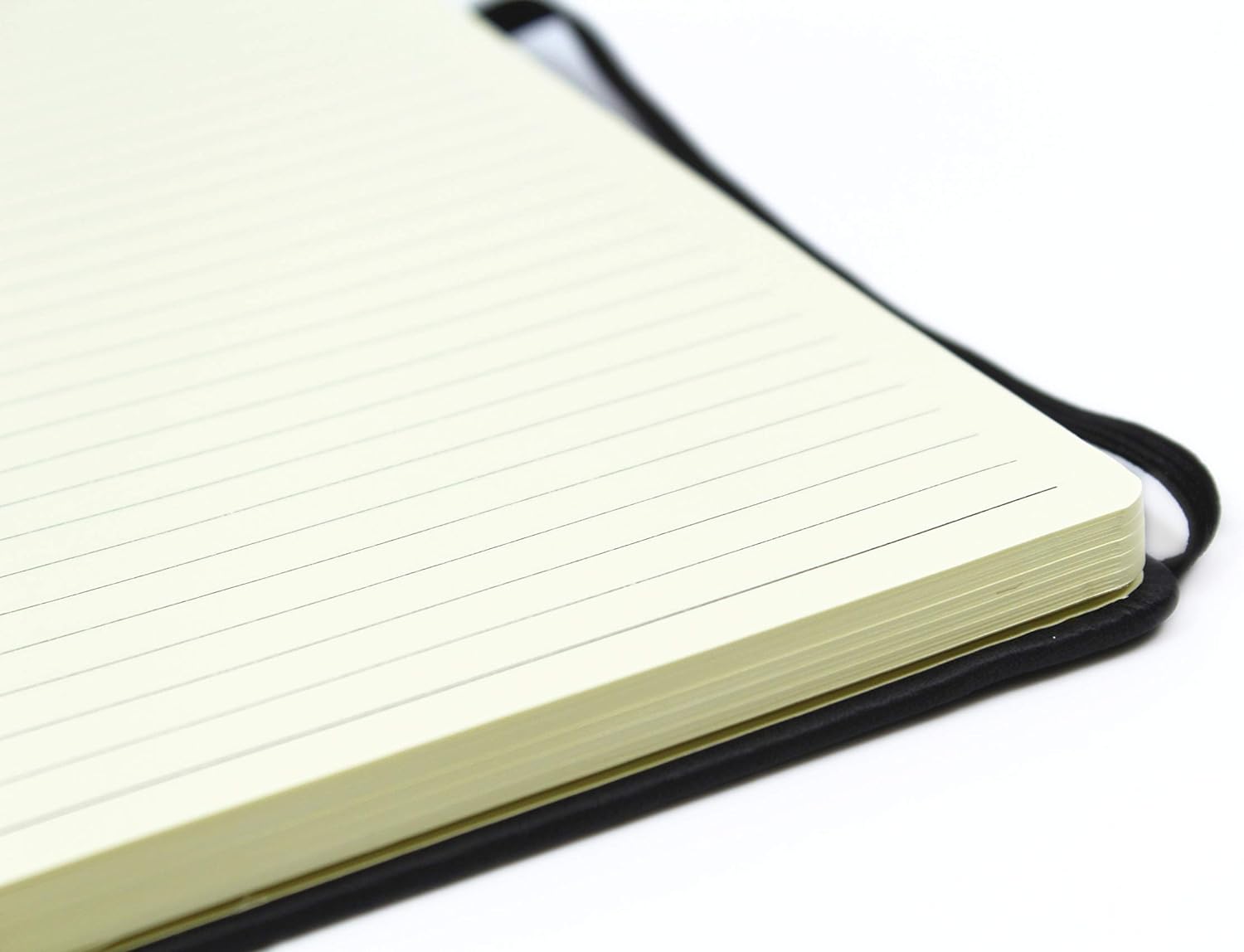 Silvine A6 Executive Soft Feel Notebook Black. 160 Pages (80 Sheets) Ruled 7mm Feint. Ref 196BK