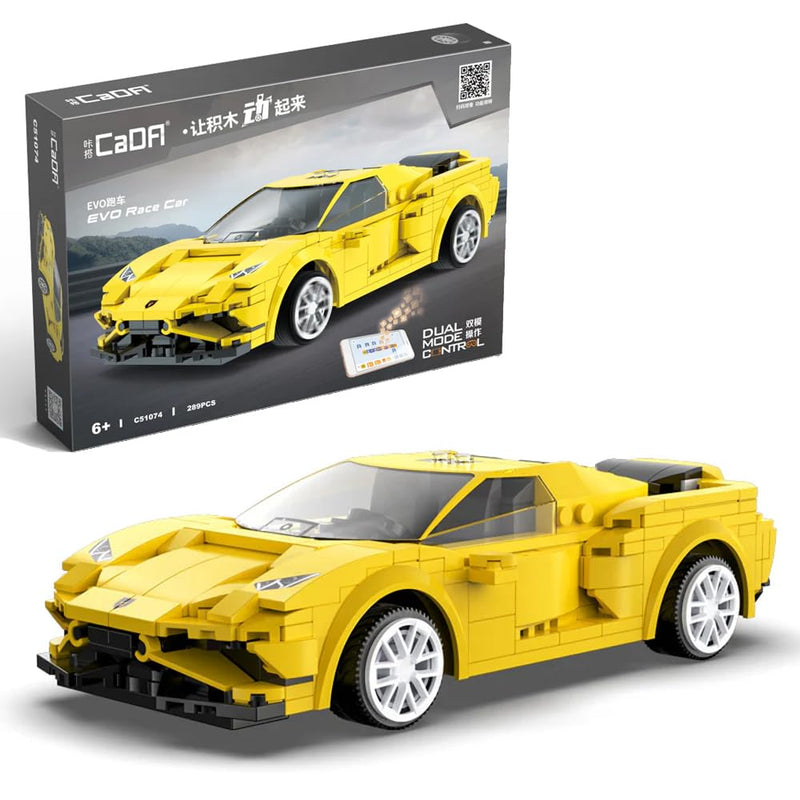 CaDA Ferngesteuertes RC EVO Race Car Blöcke 289 Elemente