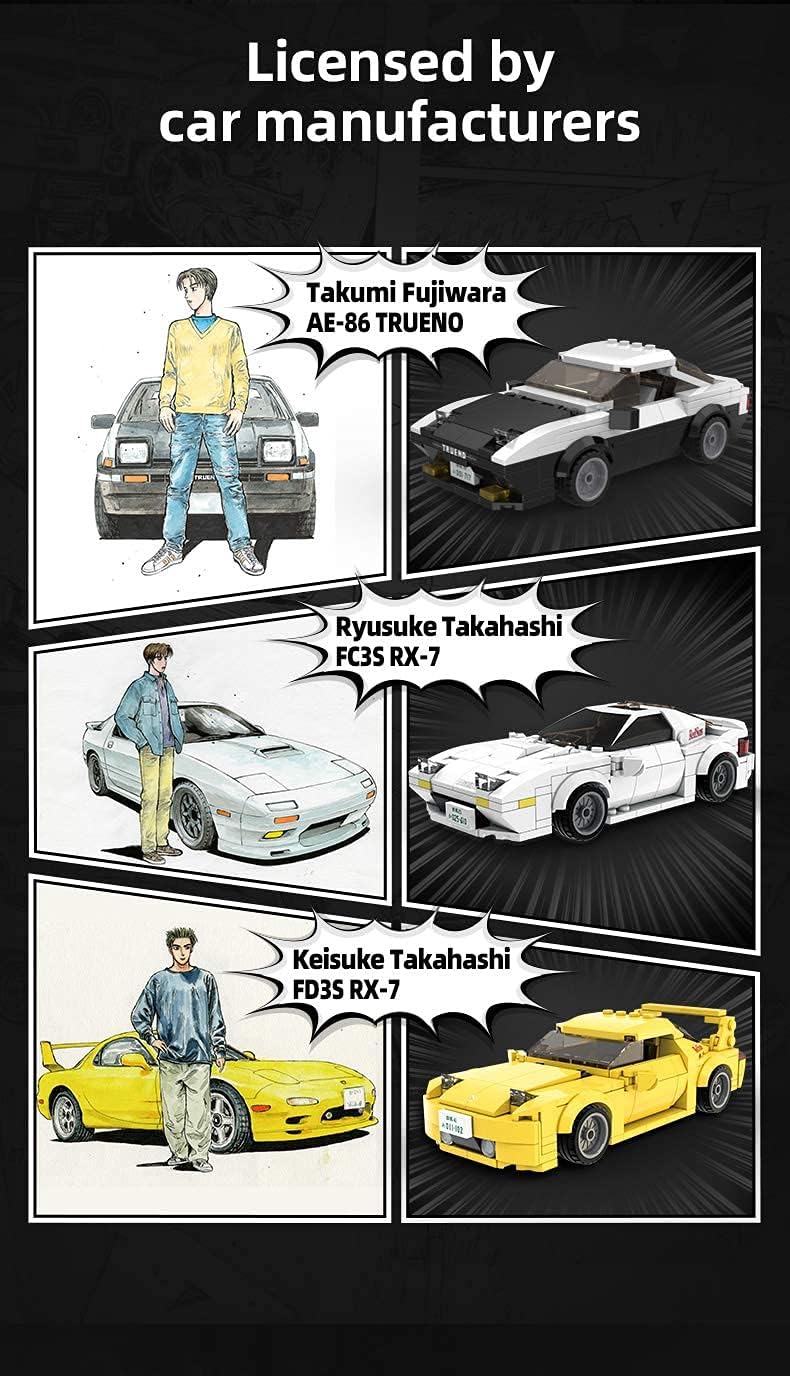 CaDA C55013W Initial-D Mazda FD35 RX-7 C55013W