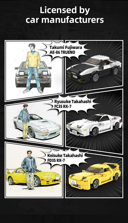 CaDA C55013W Initial-D Mazda FD35 RX-7 C55013W
