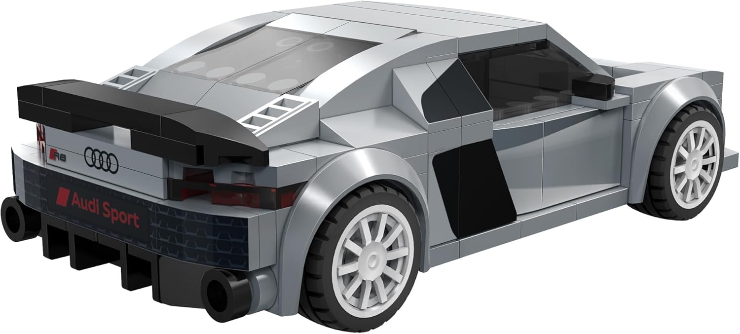 CaDA Audi R8 Coupé Sports Car - 199 Pieces - Self-Build Brick Building Block Model C55027W
