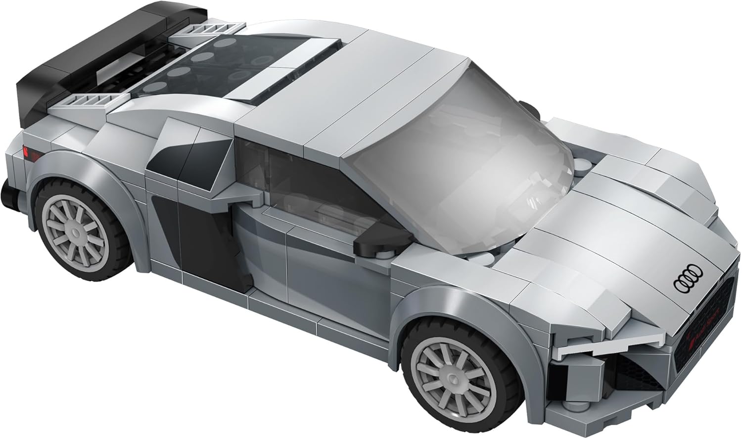 CaDA Audi R8 Coupé Sports Car - 199 Pieces - Self-Build Brick Building Block Model C55027W